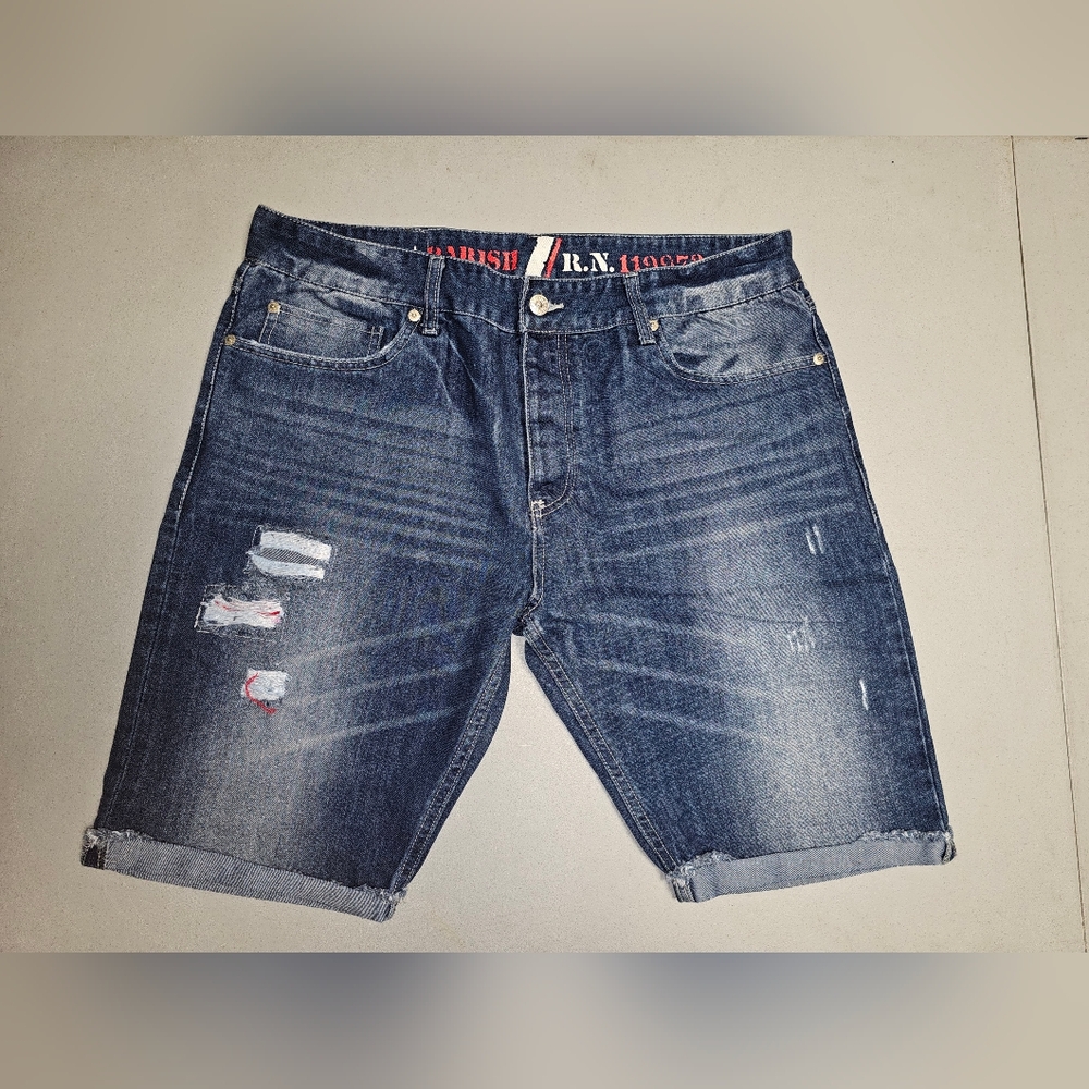 Men's Blue Denim Shorts